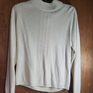 Elegant White Women's Sweater